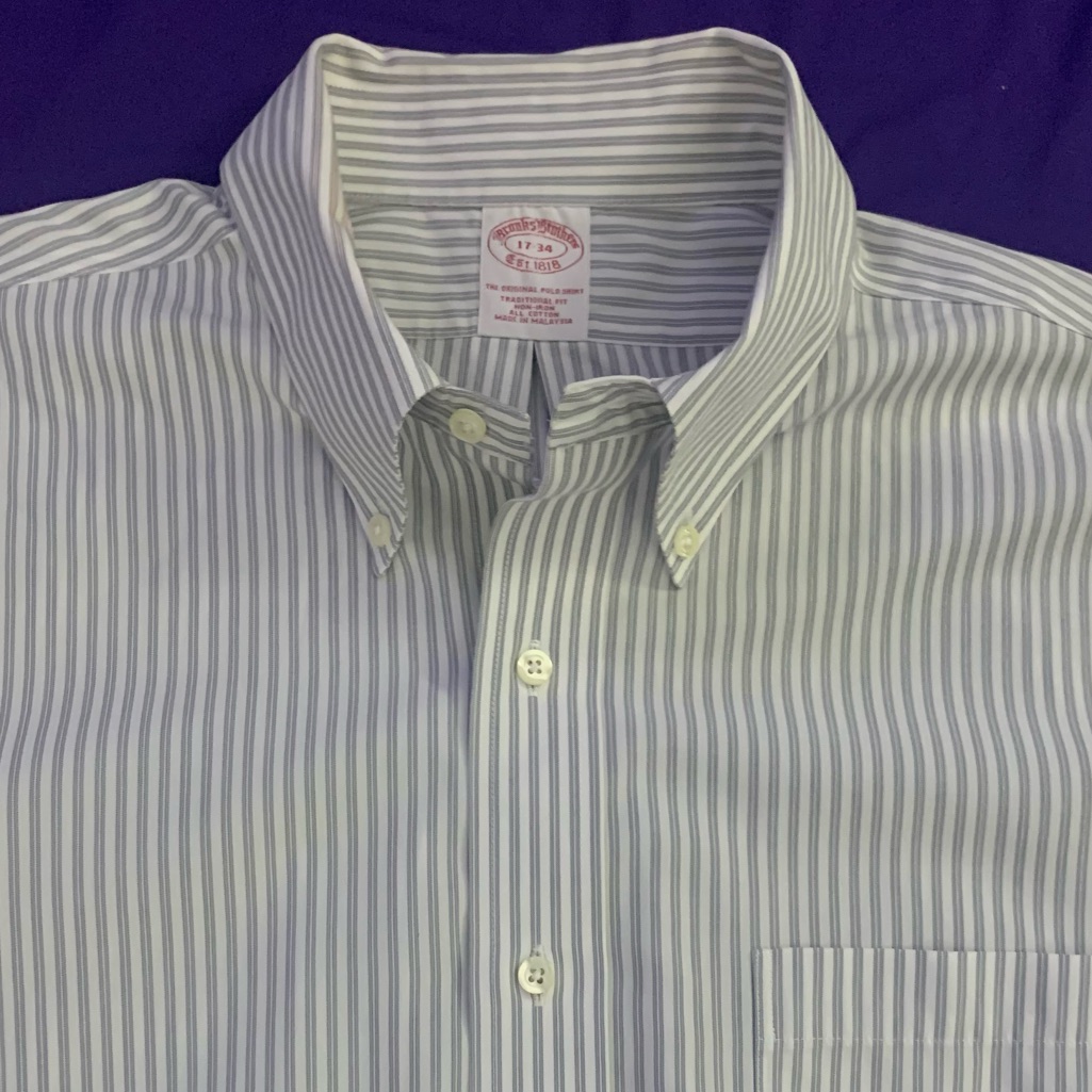 Brooks Brothers Traditional Fit Non-Iron Cotton Shirt